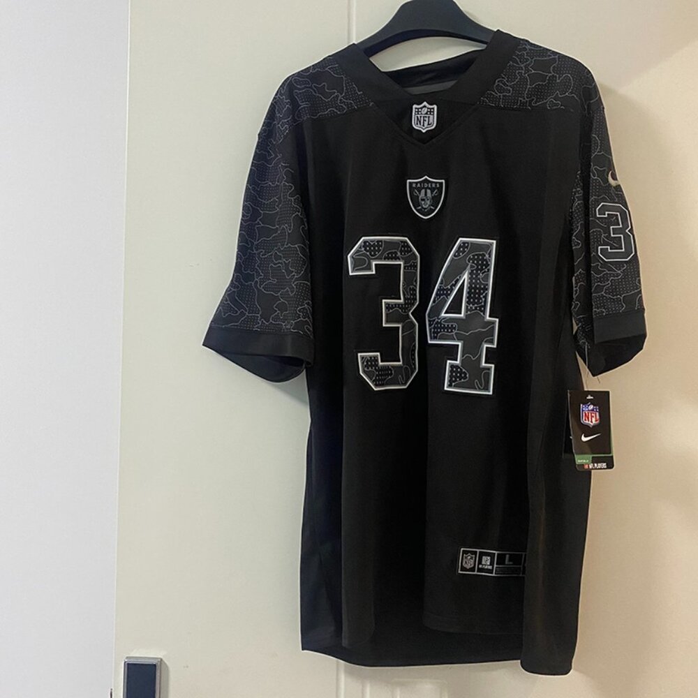 Black BO Jackson Las Vegas Raiders Jersey #34 Nike